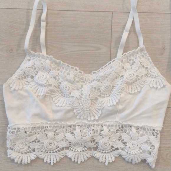 🆕NEON Ribbed Stretch, GARAGE Lace & Zipper Back SWS Crop Tanks & Top!! - Picture 4 of 8